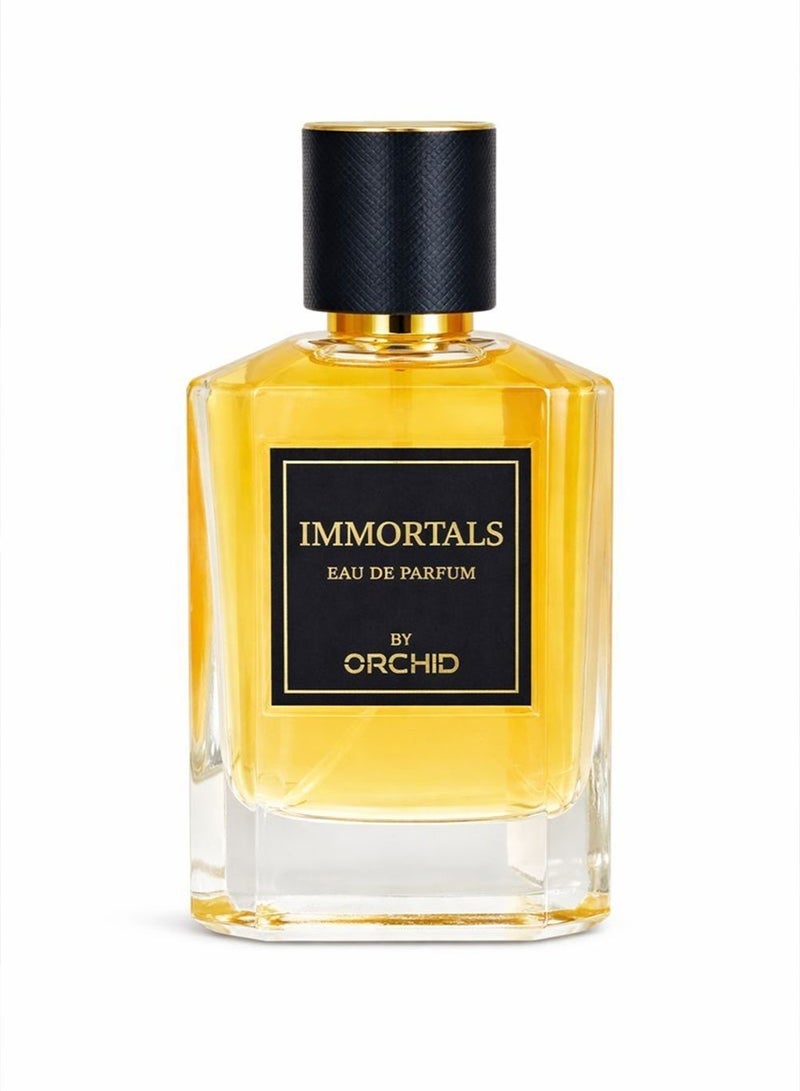 أوركيد إيمورتالز بور هوم أو دو بارفيوم 100 مل – عطر خشبي عنبري يدوم طويلاً مع البرغموت، الهيل، خشب الصندل والفانيليا - Image 4